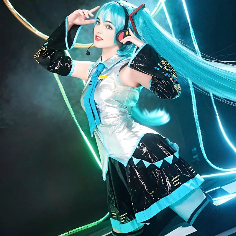 miku cosplay, hatsune miku cosplay, hatsune miku costume, miku cosplay costume