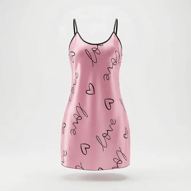 nightgown, women nightgown, nightdress, women sleepwear, sleep dress, spaghetti strap nightgown