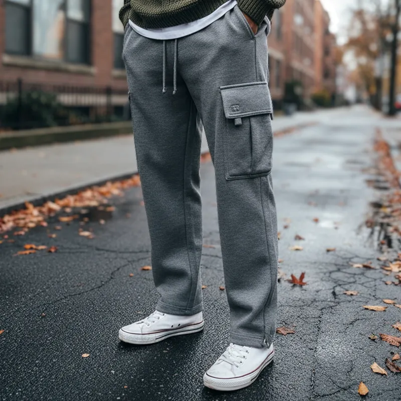 mens sweatpants, wide leg sweatpants, straight leg sweatpants, mens pants, oversized sweatpants, sweatpants with pockets
