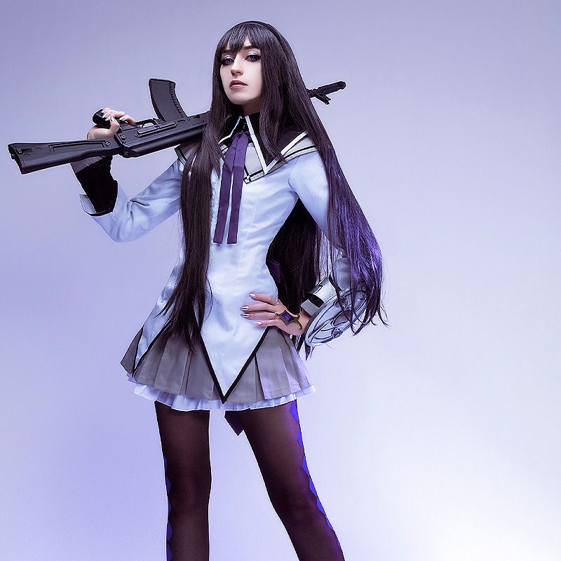 anime cosplay, akemi homura cosplay, homura cosplay